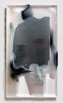black and white abstract work