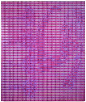 purple abstract painting