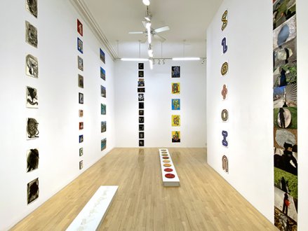 installation view of exhibition